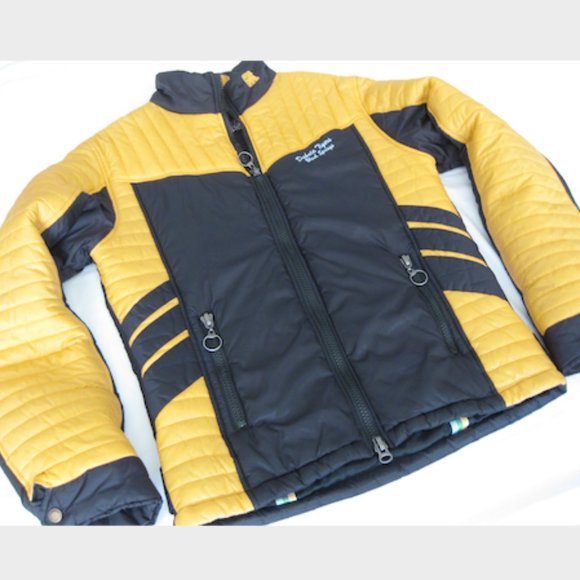 RINGSPUN 'Dakota Tigers No Guts No Glory' Jacket - L Gold/Blk/Wht (SUPER RARE!!) - Picture 2 of 15